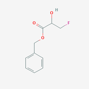 molecular formula C10H11FO3 B13472293 Benzyl 3-fluoro-2-hydroxypropanoate CAS No. 1610538-08-3
