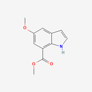 molecular formula C11H11NO3 B13472399 Methyl 5-methoxy-1H-indole-7-carboxylate 