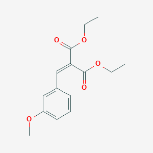 molecular formula C15H18O5 B134724 Diethyl 2-(3-methoxybenzylidene)malonate CAS No. 6771-54-6