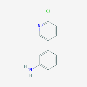molecular formula C11H9ClN2 B13472418 3-(6-Chloropyridin-3-yl)aniline 