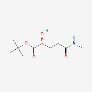molecular formula C10H19NO4 B13472467 tert-butyl(2R)-2-hydroxy-4-(methylcarbamoyl)butanoate 