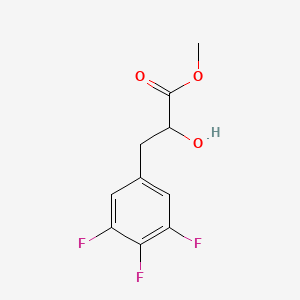 molecular formula C10H9F3O3 B13472484 Methyl 2-hydroxy-3-(3,4,5-trifluorophenyl)propanoate 