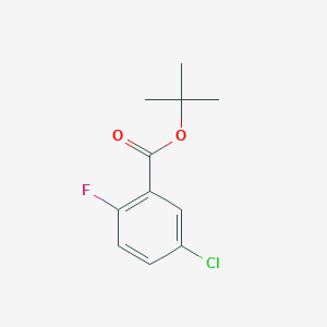 molecular formula C11H12ClFO2 B13472538 Tert-butyl 5-chloro-2-fluorobenzoate 