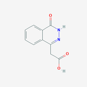 molecular formula C10H8N2O3 B1347254 (4-Oxo-3,4-dihydrophthalazin-1-yl)acetic acid CAS No. 25947-11-9