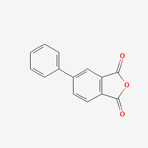 molecular formula C14H8O3 B1347257 5-Phenylisobenzofuran-1,3-dione CAS No. 955-16-8
