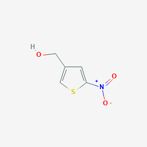 molecular formula C5H5NO3S B13472621 (5-Nitrothiophen-3-yl)methanol 