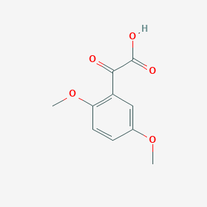 molecular formula C10H10O5 B13472646 2,5-Dimethoxy-I+/--oxobenzeneacetic acid CAS No. 26767-03-3