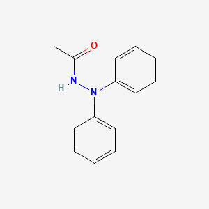 molecular formula C14H14N2O B1347266 n',n'-二苯基乙酰肼 CAS No. 6233-05-2