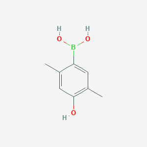 molecular formula C8H11BO3 B13472686 (4-Hydroxy-2,5-dimethylphenyl)boronic acid 