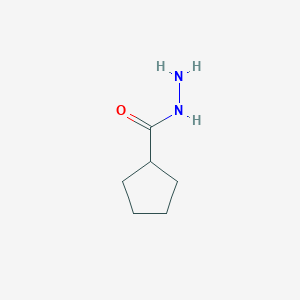 molecular formula C6H12N2O B1347269 Cyclopentanecarbohydrazide CAS No. 3400-07-5