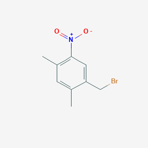 molecular formula C9H10BrNO2 B13472763 1-(Bromomethyl)-2,4-dimethyl-5-nitrobenzene CAS No. 1803807-56-8