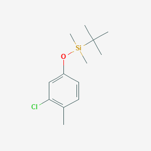 molecular formula C13H21ClOSi B13472770 tert-Butyl(3-chloro-4-methylphenoxy)dimethylsilane 