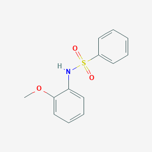 molecular formula C13H13NO3S B1347278 N-(2-Methoxyphenyl)benzenesulfonamide CAS No. 21226-32-4