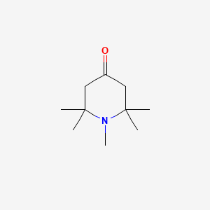 molecular formula C10H19NO B1347279 1,2,2,6,6-五甲基哌啶-4-酮 CAS No. 5554-54-1