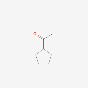 molecular formula C8H14O B1347285 1-Cyclopentylpropan-1-one CAS No. 6635-67-2