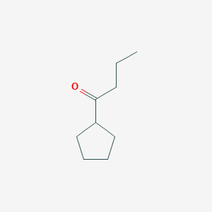 molecular formula C9H16O B1347286 1-Cyclopentylbutan-1-one CAS No. 6635-68-3