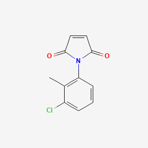 molecular formula C11H8ClNO2 B1347287 1-(3-氯-2-甲基苯基)-1H-吡咯-2,5-二酮 CAS No. 58670-25-0