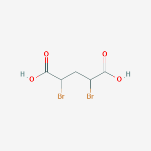 molecular formula C5H6Br2O4 B1347289 2,4-Dibromopentanedioic acid CAS No. 3479-80-9