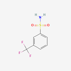 molecular formula C7H6F3NO2S B1347290 3-(Trifluoromethyl)benzenesulfonamide CAS No. 672-58-2