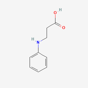 molecular formula C9H11NO2 B1347291 3-(Phenylamino)propanoic acid CAS No. 5652-38-0