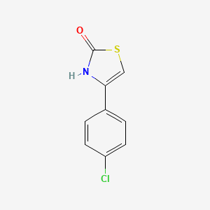 molecular formula C9H6ClNOS B1347295 4-(4-Chlorophenyl)-2-hydroxythiazole CAS No. 2103-98-2