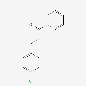 molecular formula C15H13ClO B1347296 3-(4-Chlorophenyl)-1-phenylpropan-1-one CAS No. 5739-39-9