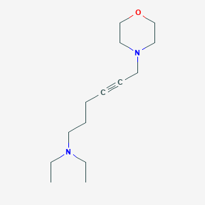 molecular formula C14H26N2O B1347301 6-Diethylamino-1-morpholino-2-hexyne CAS No. 6628-91-7