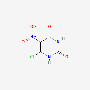 molecular formula C4H2ClN3O4 B1347302 6-Chloro-5-nitropyrimidine-2,4(1h,3h)-dione CAS No. 6630-30-4