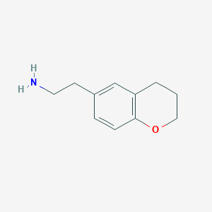 molecular formula C11H15NO B13473040 2-(Chroman-6-yl)ethanamine 