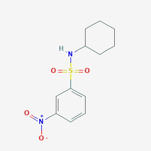 molecular formula C12H16N2O4S B1347306 N-Cyclohexyl 3-nitrobenzenesulfonamide CAS No. 93125-79-2