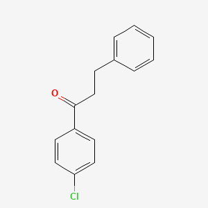 molecular formula C15H13ClO B1347308 4'-Chloro-3-phenylpropiophenone CAS No. 5739-37-7