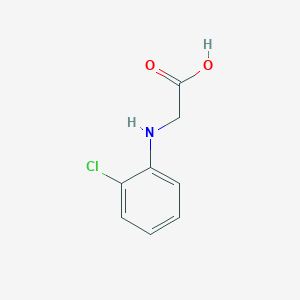 molecular formula C8H8ClNO2 B1347311 2-[(2-Chlorophenyl)amino]acetic acid CAS No. 6961-49-5