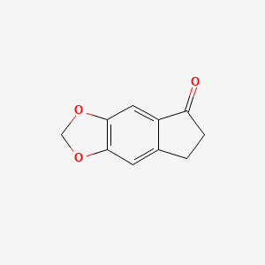 molecular formula C10H8O3 B1347314 5,6-Methylenedioxy-1-indanone CAS No. 6412-87-9