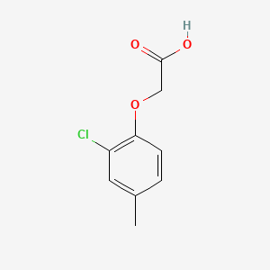 molecular formula C9H9ClO3 B1347315 2-(2-Chloro-4-methylphenoxy)acetic acid CAS No. 583-23-3