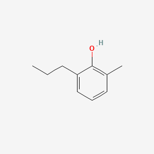 molecular formula C10H14O B1347318 2-Methyl-6-propylphenol CAS No. 3520-52-3