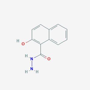 molecular formula C11H10N2O2 B1347319 2-羟基萘-1-碳酰肼 CAS No. 7248-26-2