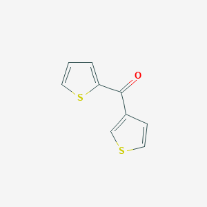 molecular formula C9H6OS2 B1347320 2-Thienyl(3-thienyl)methanone CAS No. 26453-84-9