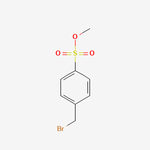 molecular formula C8H9BrO3S B1347324 Methyl 4-(bromomethyl)benzenesulfonate CAS No. 89980-97-2