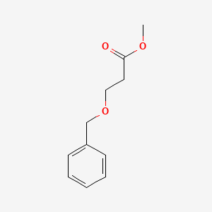 molecular formula C11H14O3 B1347327 Methyl 3-(benzyloxy)propanoate CAS No. 4126-60-7