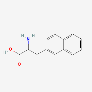 molecular formula C13H13NO2 B1347330 2-Amino-3-(naphthalen-2-yl)propanoic acid CAS No. 6960-34-5