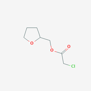 molecular formula C7H11ClO3 B1347331 Tetrahydrofuran-2-ylmethyl chloroacetate CAS No. 702-26-1