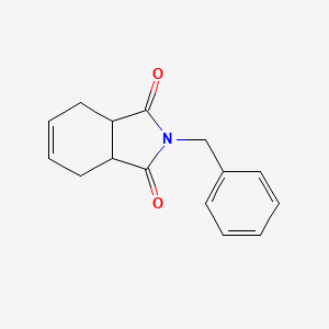 molecular formula C15H15NO2 B1347332 2-苄基-3a,4,7,7a-四氢-1H-异吲哚-1,3(2H)-二酮 CAS No. 130076-29-8