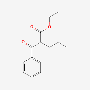 B1347335 Ethyl 2-benzoylpentanoate CAS No. 24317-96-2