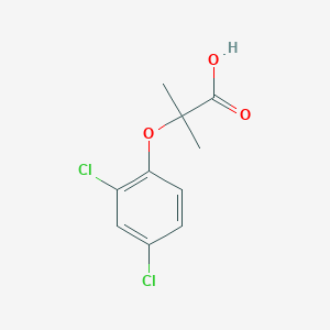 molecular formula C10H10Cl2O3 B1347336 2-(2,4-Dichlorophenoxy)-2-methylpropanoic acid CAS No. 1914-66-5