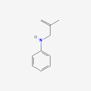 molecular formula C10H13N B1347358 N-(2-methylprop-2-enyl)aniline CAS No. 22774-81-8