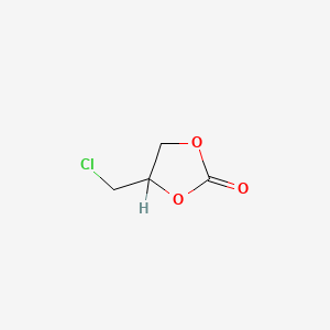 molecular formula C4H5ClO3 B1347359 1,3-Dioxolan-2-one, 4-(chloromethyl)- CAS No. 2463-45-8