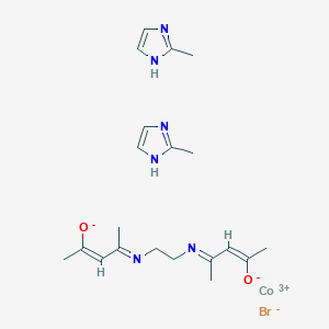 molecular formula C20H30BrCoN6O2 B134737 Cobalt chelates CAS No. 158318-97-9