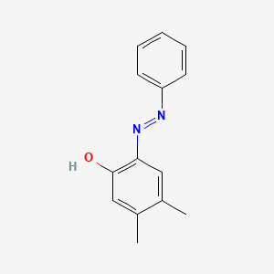 4,5-Dimethyl-2-(phenyldiazenyl)phenol