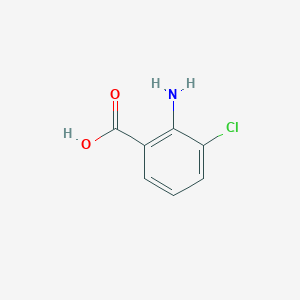 molecular formula C7H6ClNO2 B134738 2-Amino-3-chlorobenzoic acid CAS No. 6388-47-2