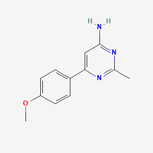 6-(4-Methoxyphenyl)-2-methylpyrimidin-4-amine